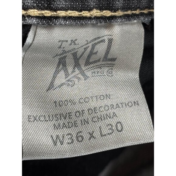 Mens Axel Relaxed Straight Jeans W36 L30 Gray Denim - Picture 2 of 8